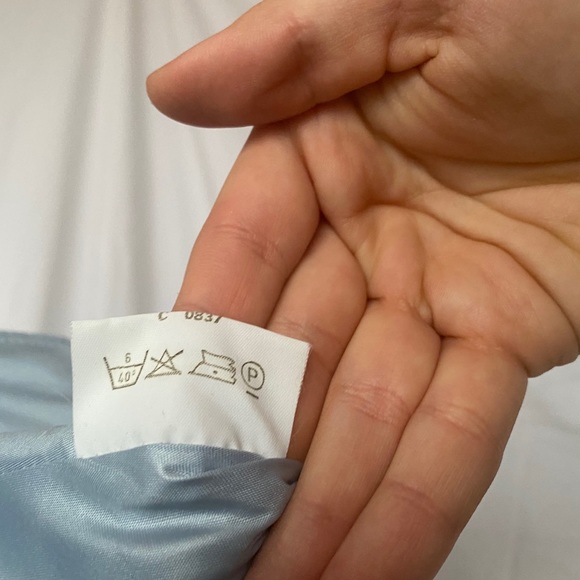 Bally blue French rain jacket trench coat vintage - Picture 15 of 16